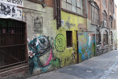 AC/DC Lane, Melbourne CBD, home of Cherry Bar (the epitome of the dirty rock bar, and yes of course I've been)